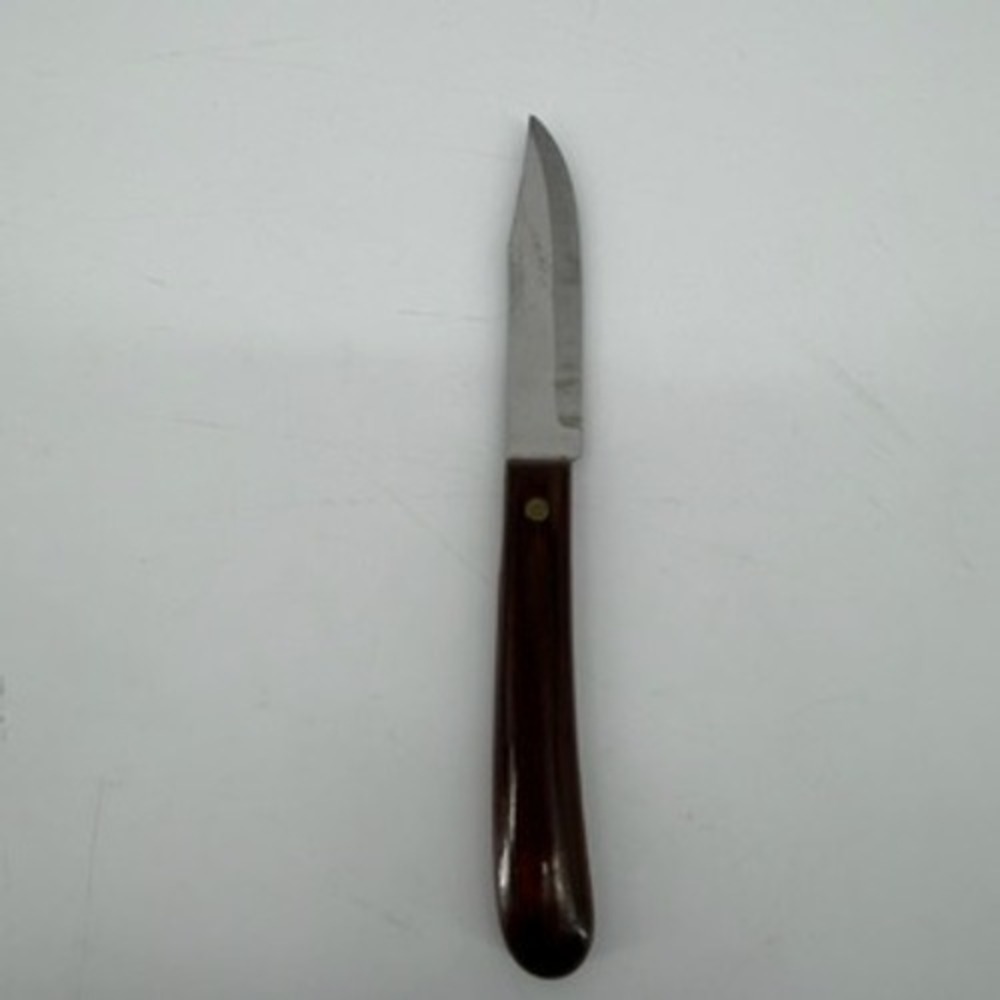 Vintage Imperial Paring Knife Stainless USA Wood Handle Kitchen Tool 6.75in